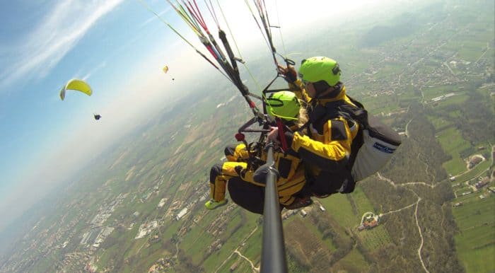 Volo in parapendio